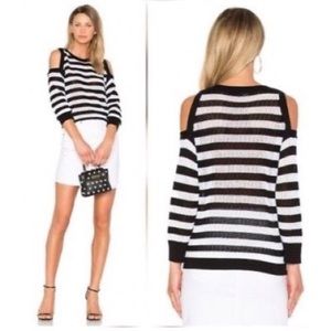 Rag & Bone Tracey crew cold shoulder sweater